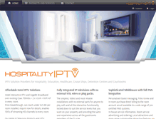 Tablet Screenshot of hospitalityiptv.com